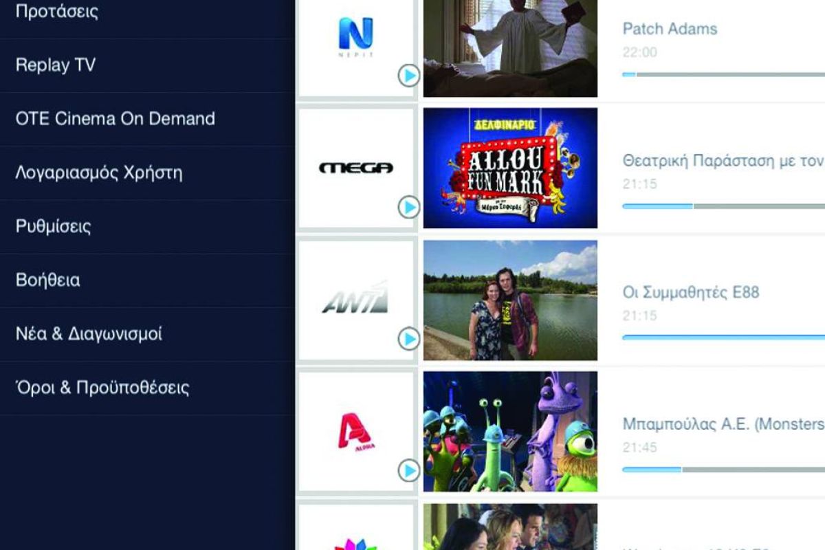 Ξεκινά τη Δευτέρα το OTE TV go!