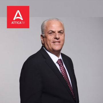 Ο Βασίλης Σκουρής στο Κεντρικό Δελτίο Ειδήσεων της τηλεόρασης του ΑΤΤΙCA TV