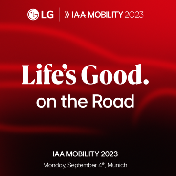 ΟΙ ΜΕΛΛΟΝΤΙΚΕΣ ON-THE-ROAD ΕΜΠΕΙΡΙΕΣ ΤΗΣ LG ΘΑ ΠΑΡΟΥΣΙΑΣΤΟΥΝ ΣΤΗΝ IAA MOBILITY 2023
