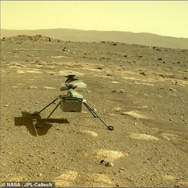 Το ελικόπτερο της NASA επιβίωσε στην πρώτη του νύχτα με -90°C