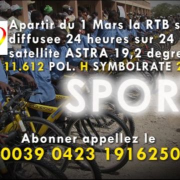 RTB από την Μπουρκίνα Φάσο στις 19.2°Ε