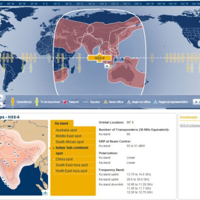 Νέος δορυφόρος SES-8 από την SES World Skies, για την ασιατική αγορά