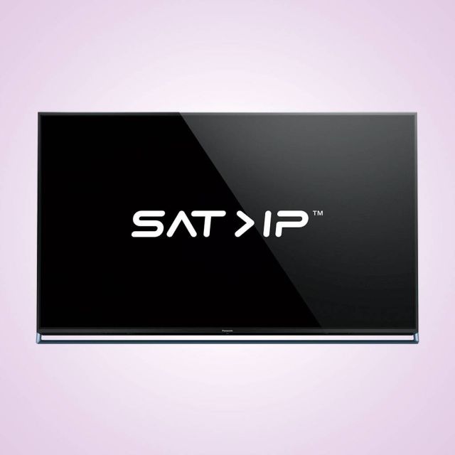H Panasonic παρουσιάζει την πρώτη τηλεόραση με SAT>IP client