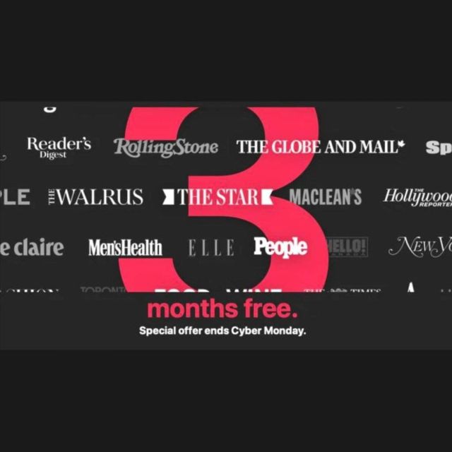 Apple News+ : Προσφέρει δωρεάν δοκιμή τριών μηνών για νέους συνδρομητές με αφορμή την Cyber Monday