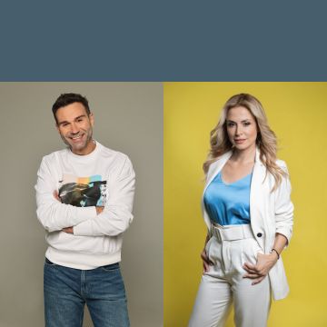 «ΔΥΟ στις 10» με τη Ζωή Κρονάκη και τον Τάσο Ιορδανίδη τη νέα τηλεοπτική σεζόν στην ΕΡΤ1