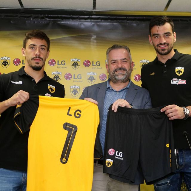 H LG Επίσημος Υποστηρικτής της ΠΑΕ ΑΕΚ για την αγωνιστική σεζόν 2019-20