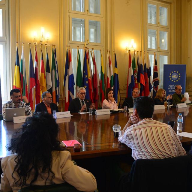 ΕΝΩΣΗ ΕΥΡΩΠΑΙΩΝ ΔΗΜΟΣΙΟΓΡΑΦΩΝ – ΕΛΛΗΝΙΚΟ ΤΜΗΜΑ,  Ημερίδα:  Η ελευθερία του Τύπου σε κίνδυνο;