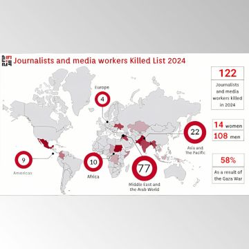ΔΟΔ: 122 δημοσιογράφοι και εργαζόμενοι στα ΜΜΕ σκοτώθηκαν το 2024