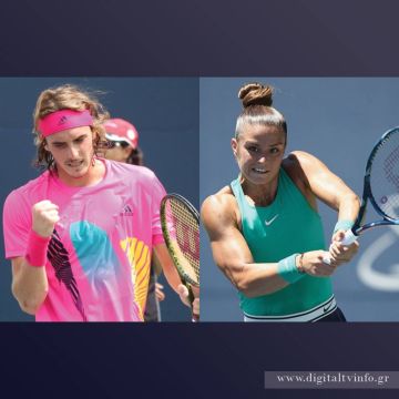 Στην COSMOTE TV ο τελικός της Μαρίας Σάκκαρη & ο ημιτελικός του Στέφανου Τσιτσιπά