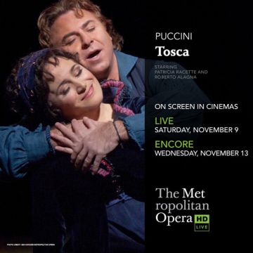 Metropolitan Opera, Live in HD: «Τόσκα» του Πουτσίνι απόψε στις 20:00