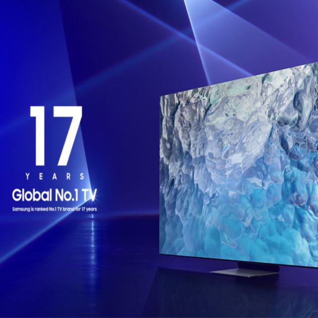 Η Samsung βρίσκεται στην κορυφή της παγκόσμιας αγοράς τηλεοράσεων για 17 συναπτά έτη