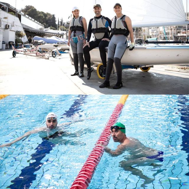 Ο Απόστολος Χρήστου, η Αιμιλία Τσουλφά και η Αριάδνη Σπανάκη στον "ΔΡΟΜΟ ΓΙΑ ΤΟ ΤΟΚΙΟ-Team Hellas" με τον Γιώργο Καπουτζίδη