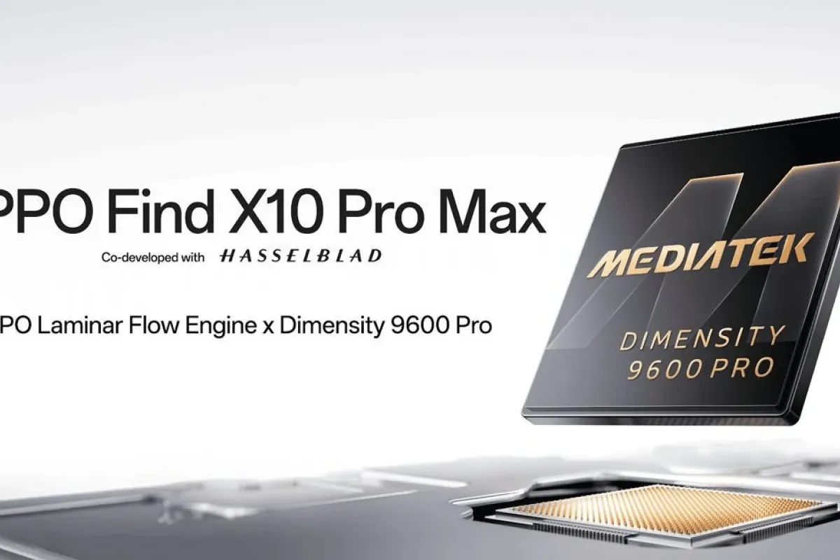 OPPO Find X10 Pro Max: Παγκόσμιο ντεμπούτο με τον επεξεργαστή MediaTek Dimensity 9600 Pro στα 2nm