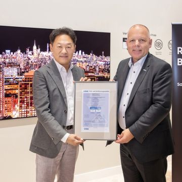 Η Samsung OLED 4K S95F 2025 τηλεόραση της Samsung έλαβε πιστοποίηση «Real Black» από τη VDE για την ποιότητα εικόνας της