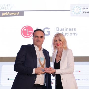  H LG BUSINESS SOLUTIONS ΣΑΡΩΣΕ ΣΤΑ ΒΡΑΒΕΙΑ «GREEK HOSPITALITY AWARDS 2023»