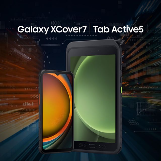 Galaxy XCover7 & Galaxy Tab Active5:  Συνδυασμός ανθεκτικότητας, εργασιακής ροής και παραγωγικότητας για τις σύγχρονες επιχειρήσεις
