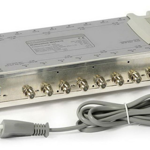 Η χρήση των πολυδιακοπτών για την αναξάρτητη διανομή δορυφορικών σημάτων.