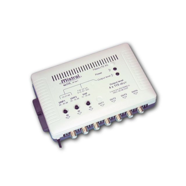 Τα νέα της Mistral: Οδηγίες για μια καλή εγκατάσταση: Ενισχυτής κεντρικής κεραίας VUU-4×115