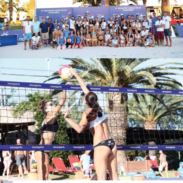 Με απόλυτη επιτυχία ολοκληρώθηκε στο Σχοινιά το «17th Novasports Beach Volley Tournament»!