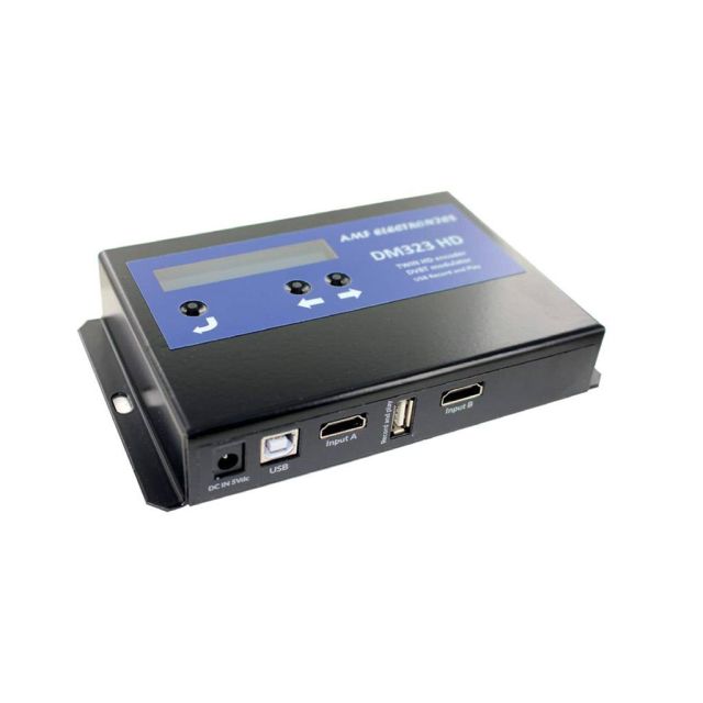 AMF DM 323 HD – Νέος διπλός HDMI modulator με USB play & record