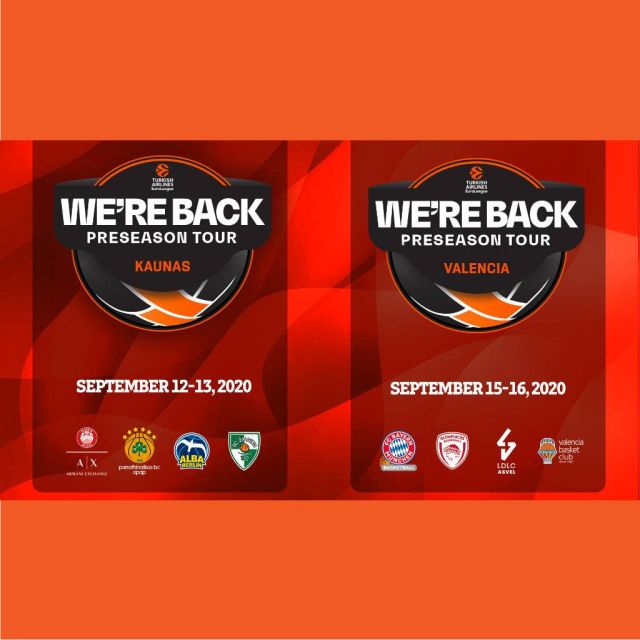 We’re back Pre season Tour στην EuroLeague με Παναθηναϊκό ΟΠΑΠ & Ολυμπιακό! Ασφαλώς Novasports!