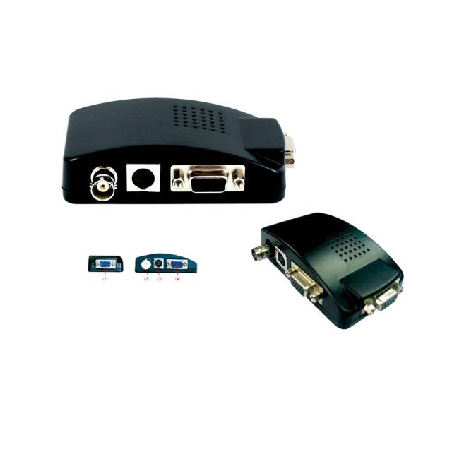 Μετατροπέας VGA σε RCA & S-VIDEO και BNC & S-VIDEO σε VGA