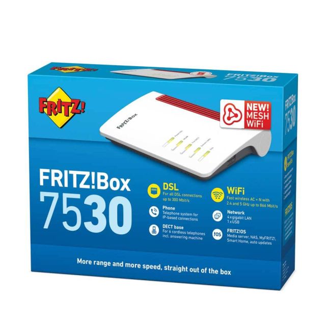 AVM FRITZ!Box 7530 AX – Νέα έκδοση με Wi-Fi 6!