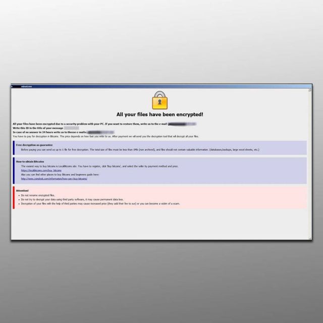 Ενημέρωση της Διεύθυνσης Δίωξης Ηλεκτρονικού Εγκλήματος σχετικά με κακόβουλο λογισμικό ransomware