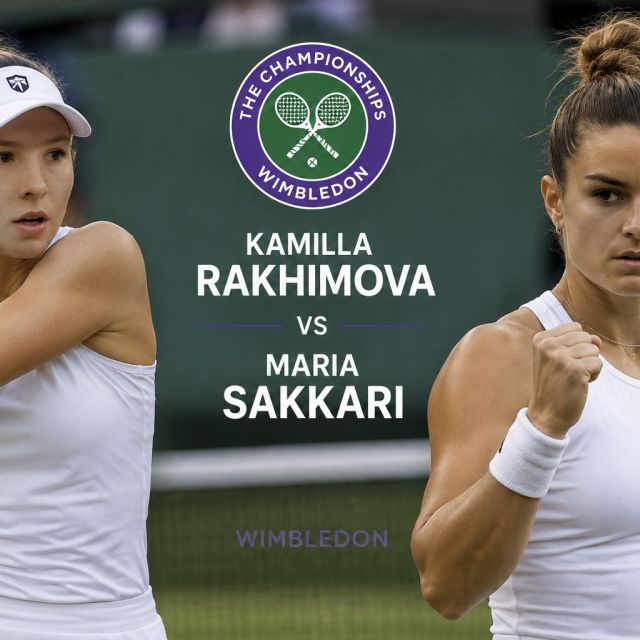 Wimbledon στη Nova: Σάκκαρη VS Rakhimova (Πέμπτη 2/7, 18:00) στο Novasports 6