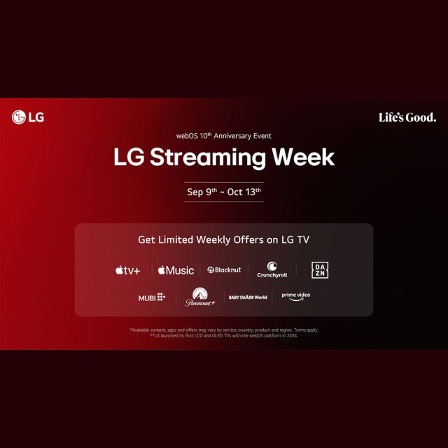 LG STREAMING WEEK: ΓΙΟΡΤΑΖΟΥΜΕ 10 ΧΡΟΝΙΑ WEBOS ΜΕ ΜΟΝΑΔΙΚΕΣ ΠΡΟΣΦΟΡΕΣ