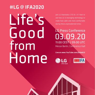 H LG προσκαλεί τους καταναλωτές απ’ όλο τον κόσμο στην διαδικτυακή IFA 2020