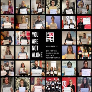 Καμπάνια της Διεθνούς Ομοσπονδίας Δημοσιογράφων για την εξάλειψη της βίας και της διαδικτυακής παρενόχλησης κατά των γυναικών δημοσιογράφων