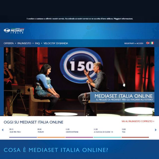 Η Mediaset Italia διαθέσιμη και σε νόμιμο streaming