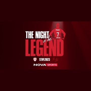 «The Night of the Legend»: Η μεγάλη βραδιά προς τιμήν του Βασίλη Σπανούλη αποκλειστικά στο παρκέ του Novasports!