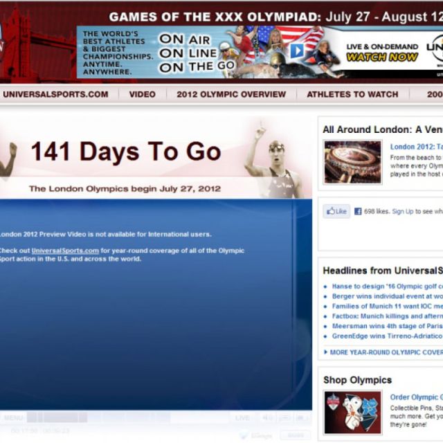 Συνεργασία NBC με YouTube για την κάλυψη των Ολυμπιακών του 2012