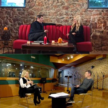 Ο Γιάννης Στάνκογλου και ο Μανώλης Φάμελλος στο «Art Week» της ΕΡΤ2 με τη Λένα Αρώνη