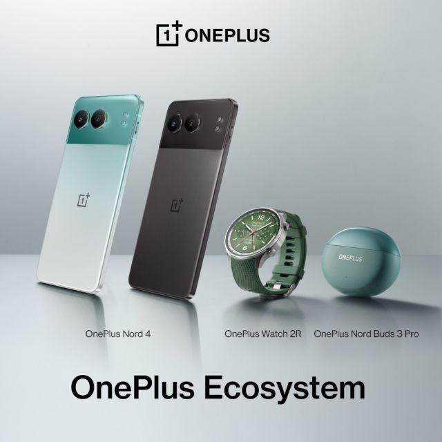 Η OnePlus Αναβαθμίζει την Ψηφιακή Εμπειρία με τα Νέα OnePlus Nord 4, OnePlus Watch 2R και OnePlus Buds 3 Pro
