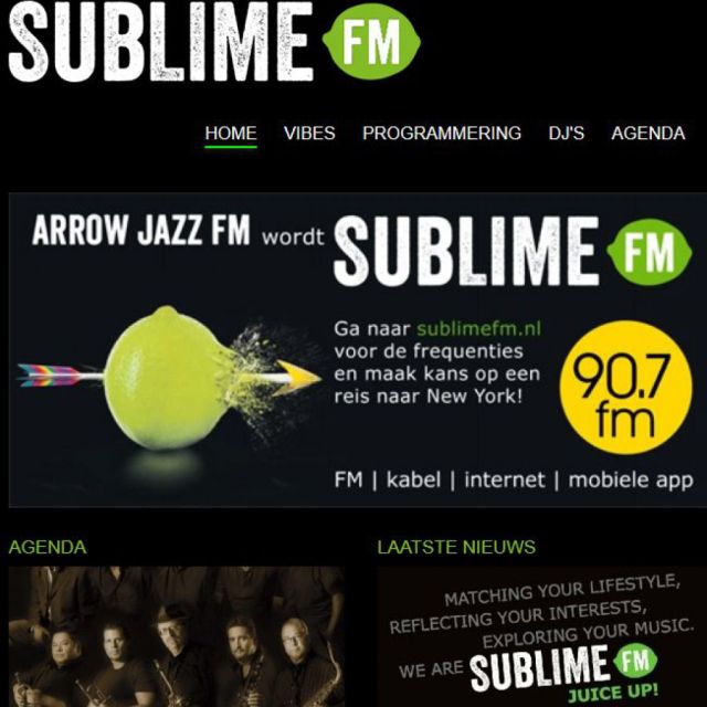 Το ολλανδικό Arrow Jazz FM γίνεται Sublime FM