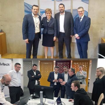 Συνάντηση του Υπουργού ΨΗΠΤΕ Ν. Παππά, με στελέχη της Κυβέρνησης της Σκωτίας