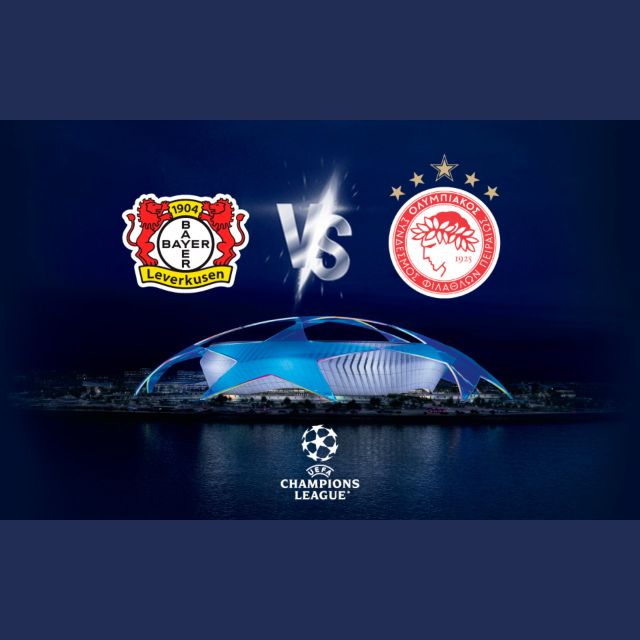 UCL: Λεβερκούζεν – Ολυμπιακός, ζωντανά στο MEGA!