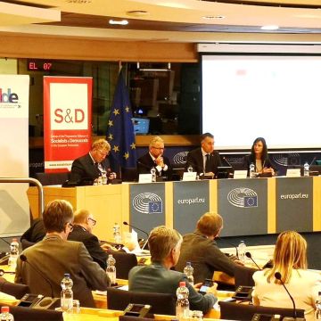 Ο Βασίλης Κωστόπουλος για την ΕΡΤ σε ημερίδα του Ευρωπαϊκού Κοινοβουλίου