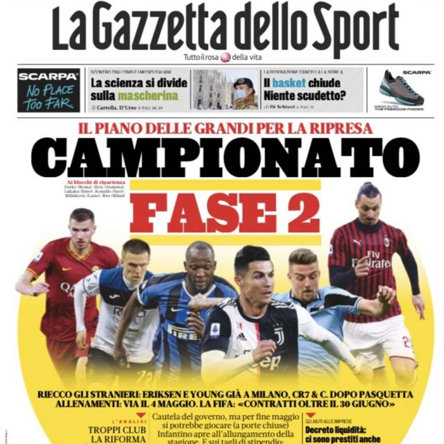 Αποκάλυψη «Gazzetta dello Sport», ξεκινά το πρωτάθλημα στην Ιταλία!