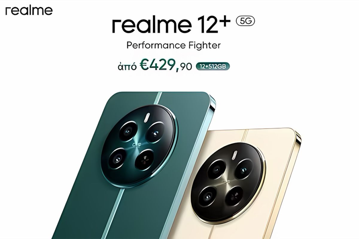 Η realme παρουσιάζει το realme 12+ 5G, με προηγμένη απόδοση, που υπόσχεται μια αναβαθμισμένη εμπειρία χρήστη