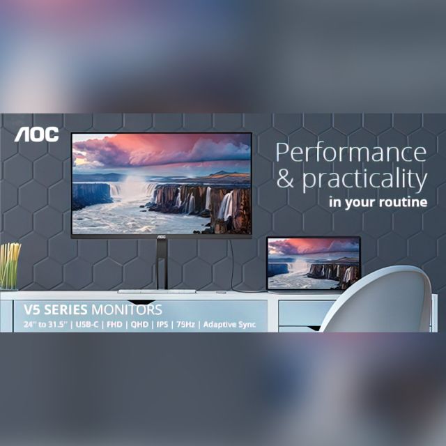 AOC V5 series: Για ένα κομψό οικιακό γραφείο