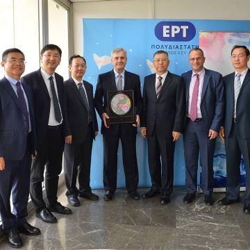 Συνεργασία του κινεζικού σταθμού HBS με την ΕΡΤ