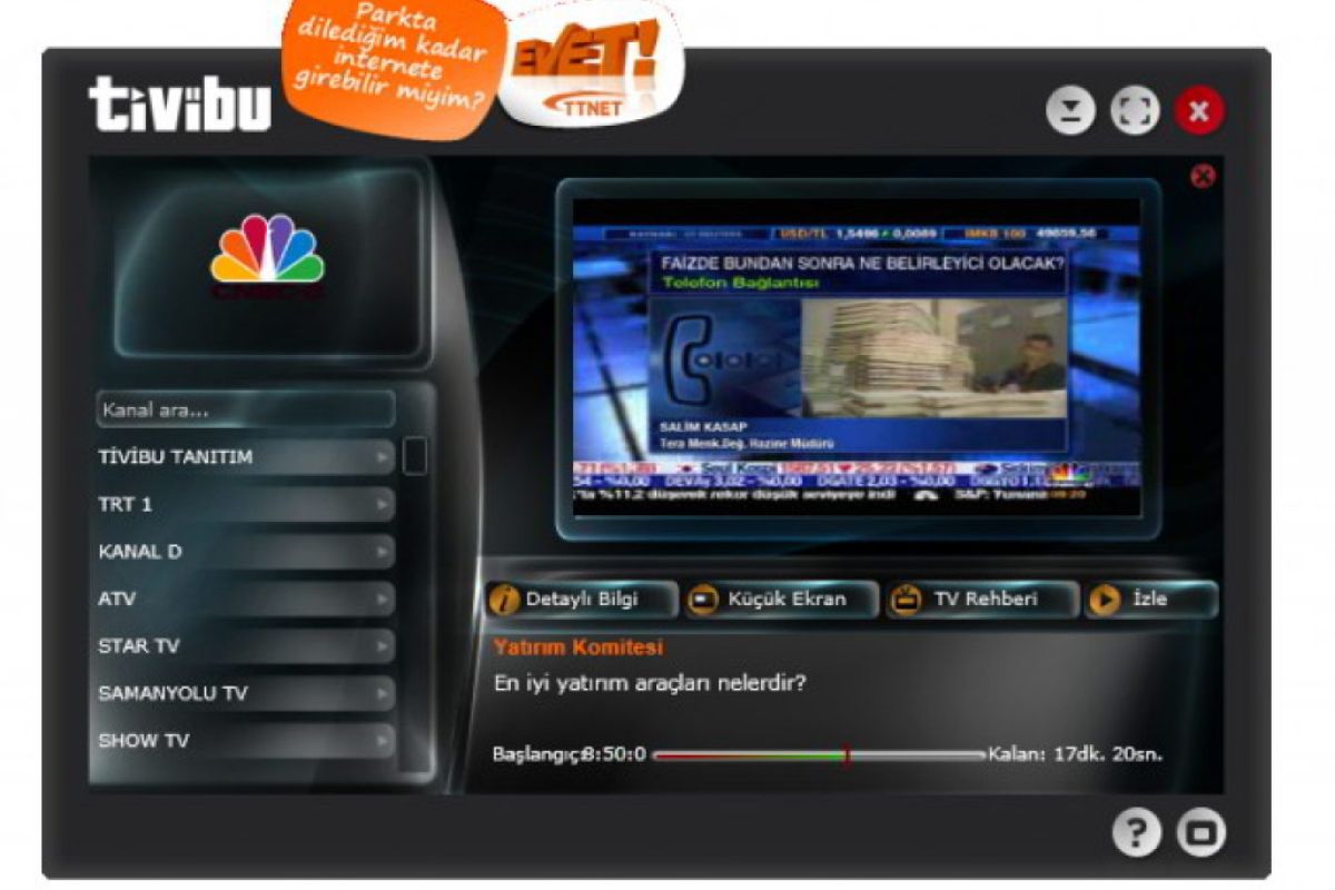 H web TV της Turk Telekom κερδίζει συνδρομητές