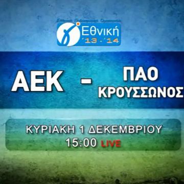 Οι αγώνες της ΑΕΚ στα κανάλια Novasports