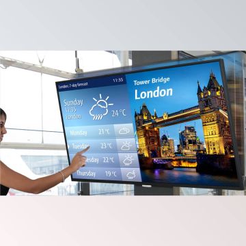 Η LG και η DISPLAX συνεργάζονται και παρουσιάζουν τη νέα digital signage λύση αφής PCAP Overlay