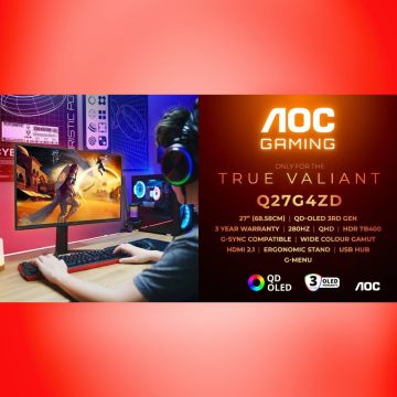 Νέα AOC GAMING Q27G4ZD: Η 3η γενιά QD-OLED