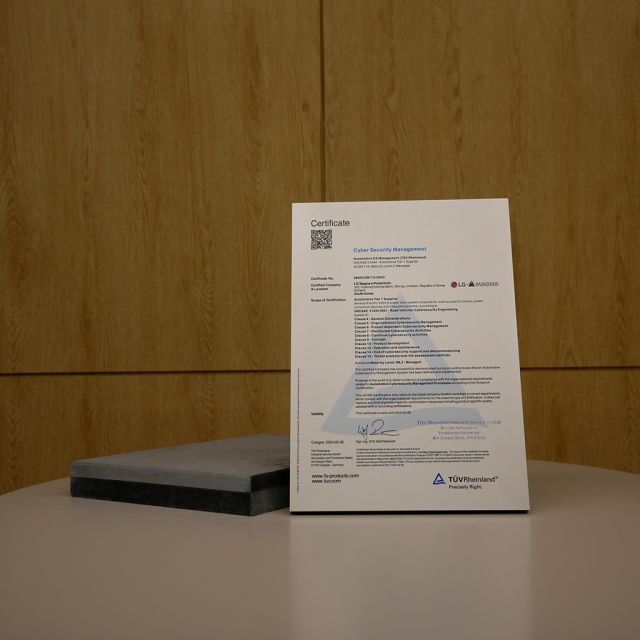 Η LG MAGNA ΑΠΟΚΤΑ ΠΙΣΤΟΠΟΙΗΣΗ ΣΥΣΤΗΜΑΤΟΣ ΔΙΑΧΕΙΡΙΣΗΣ ΤΗΣ ΑΣΦΑΛΕΙΑΣ ΣΤΟΝ ΚΥΒΕΡΝΟΧΩΡΟ
